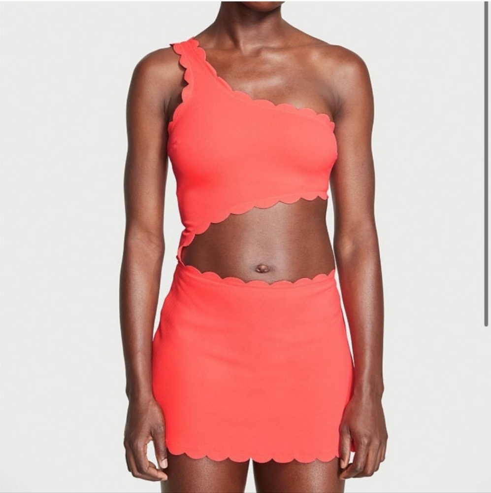 Victoria Secret Scalloped Swim Suit NWT